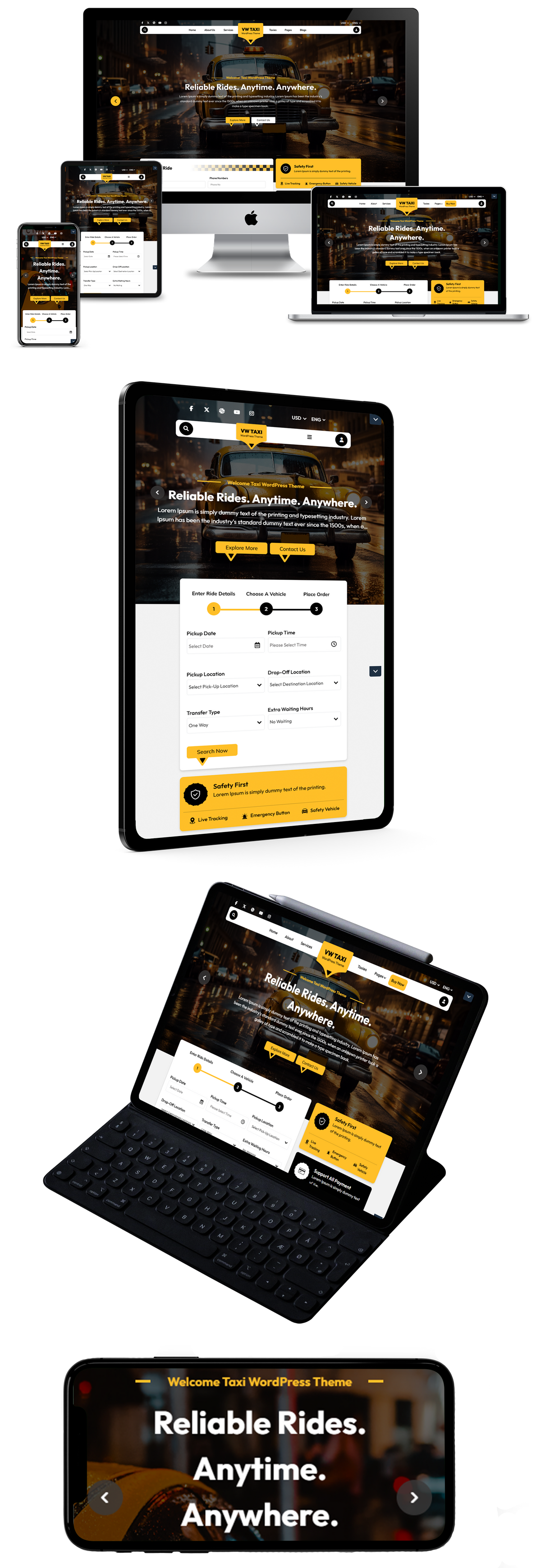 Taxi WordPress Theme