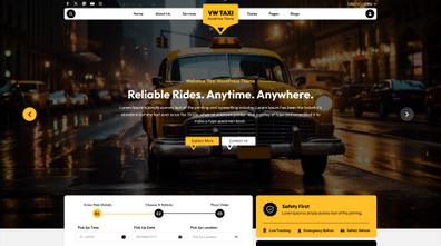 Taxi WordPress Theme Thumbnail