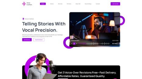 Voice Over WordPress Theme