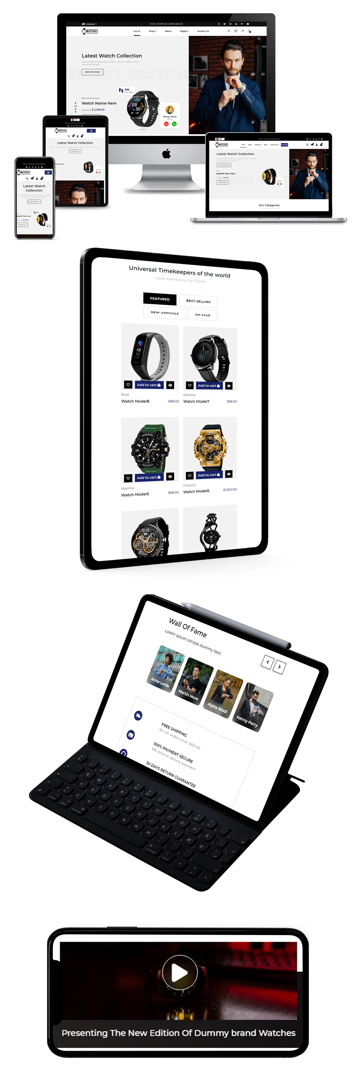 Watch Store WordPress Theme