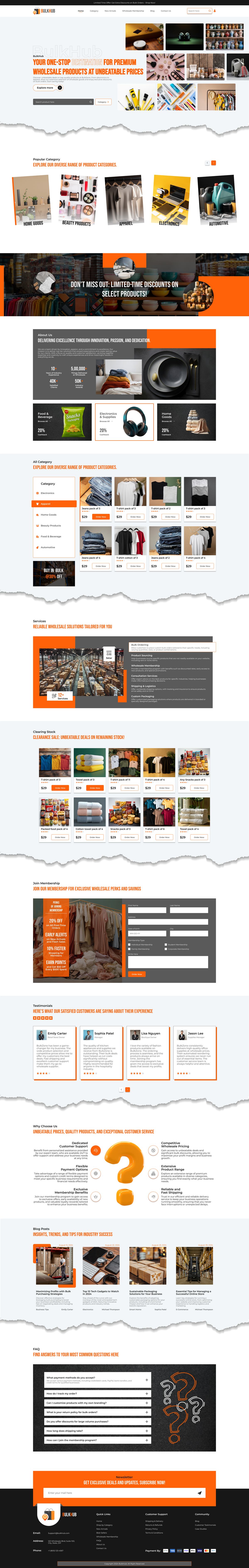 Wholesale Website Figma Template