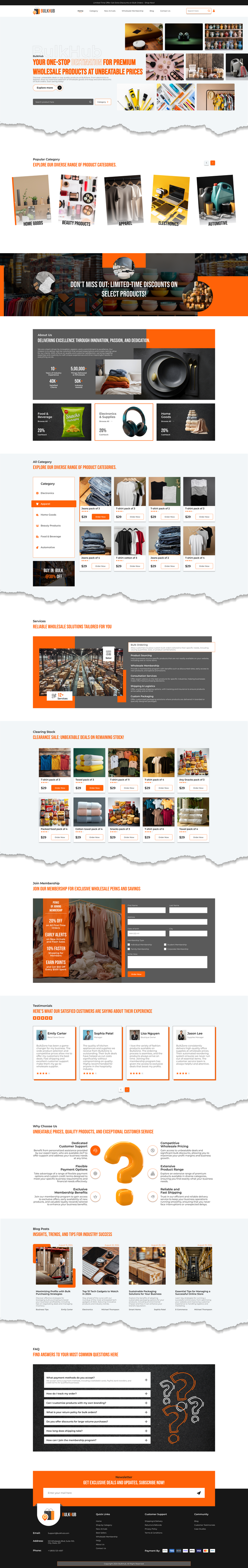 Wholesale Website Figma Template