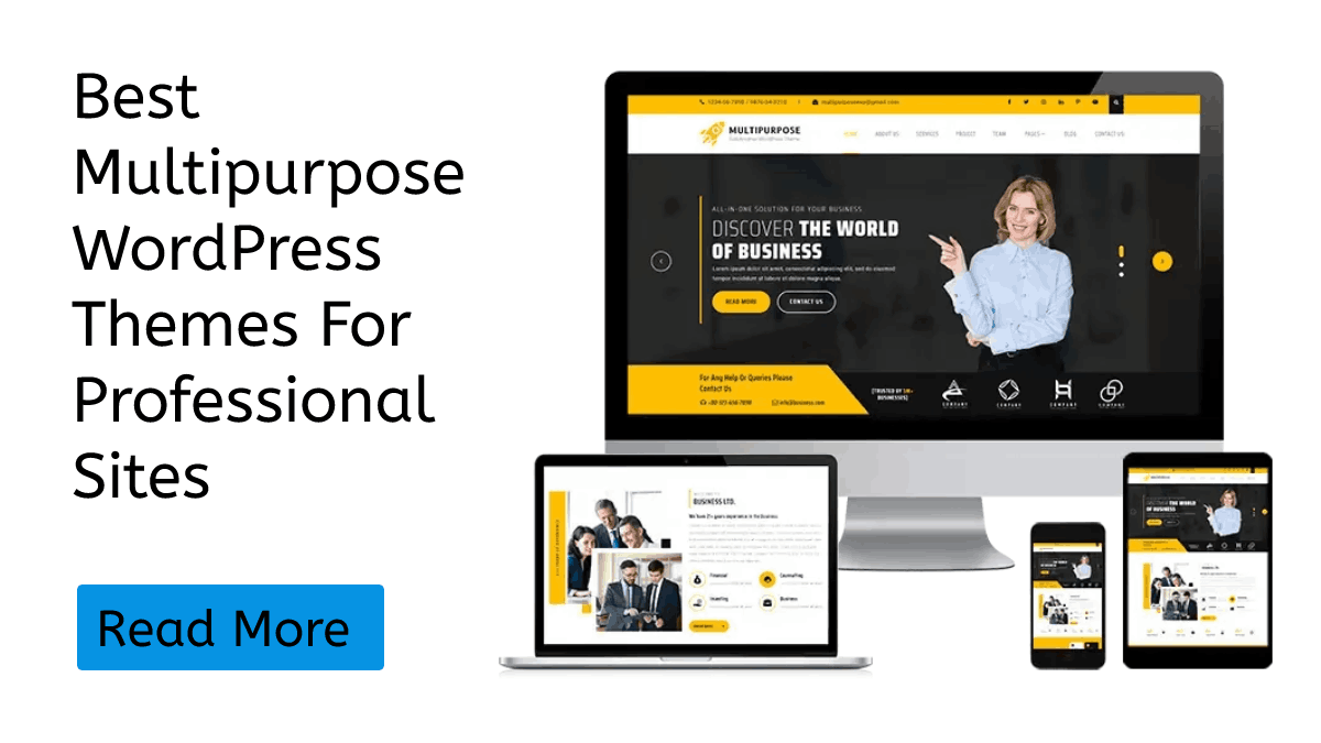 Best Multipurpose WordPress Themes For Professional Sites