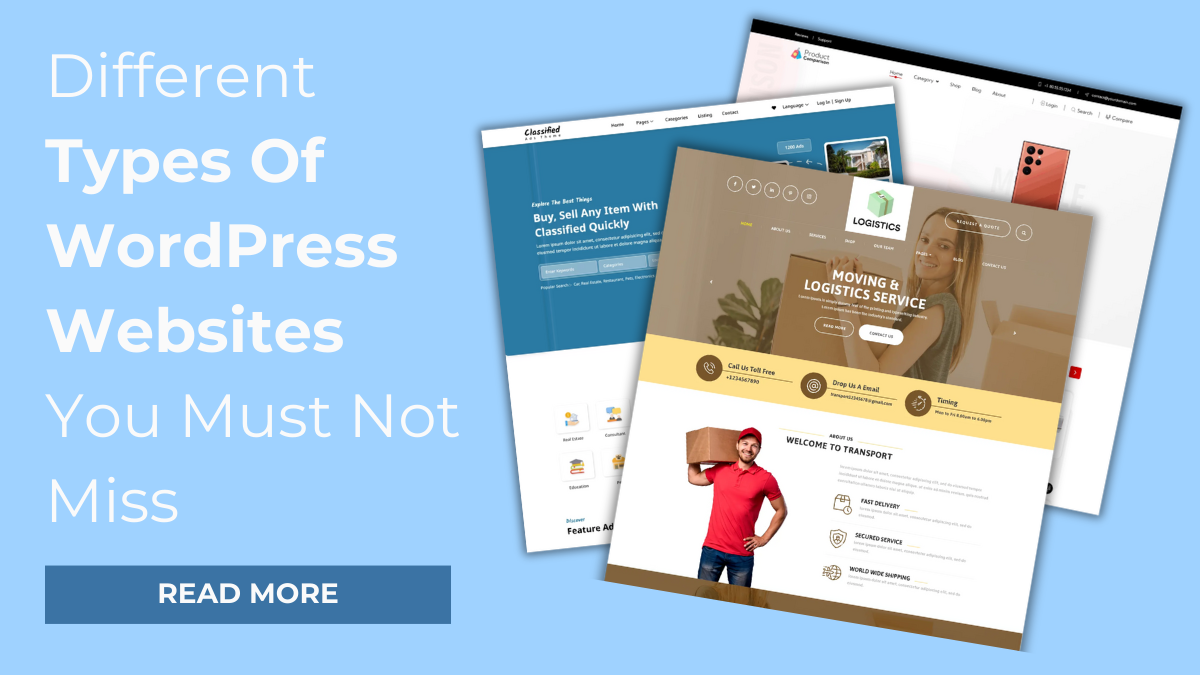 Different Types Of WordPress Websites You Must Not Miss