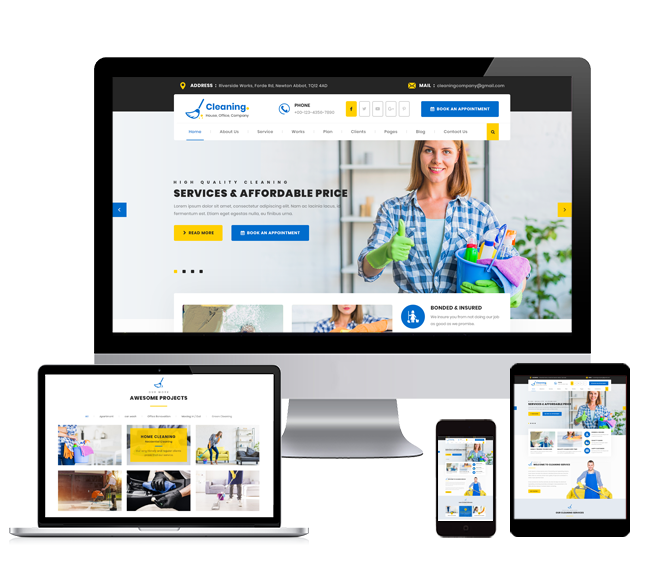 Bst Cleaning Service WordPress Theme in 2021