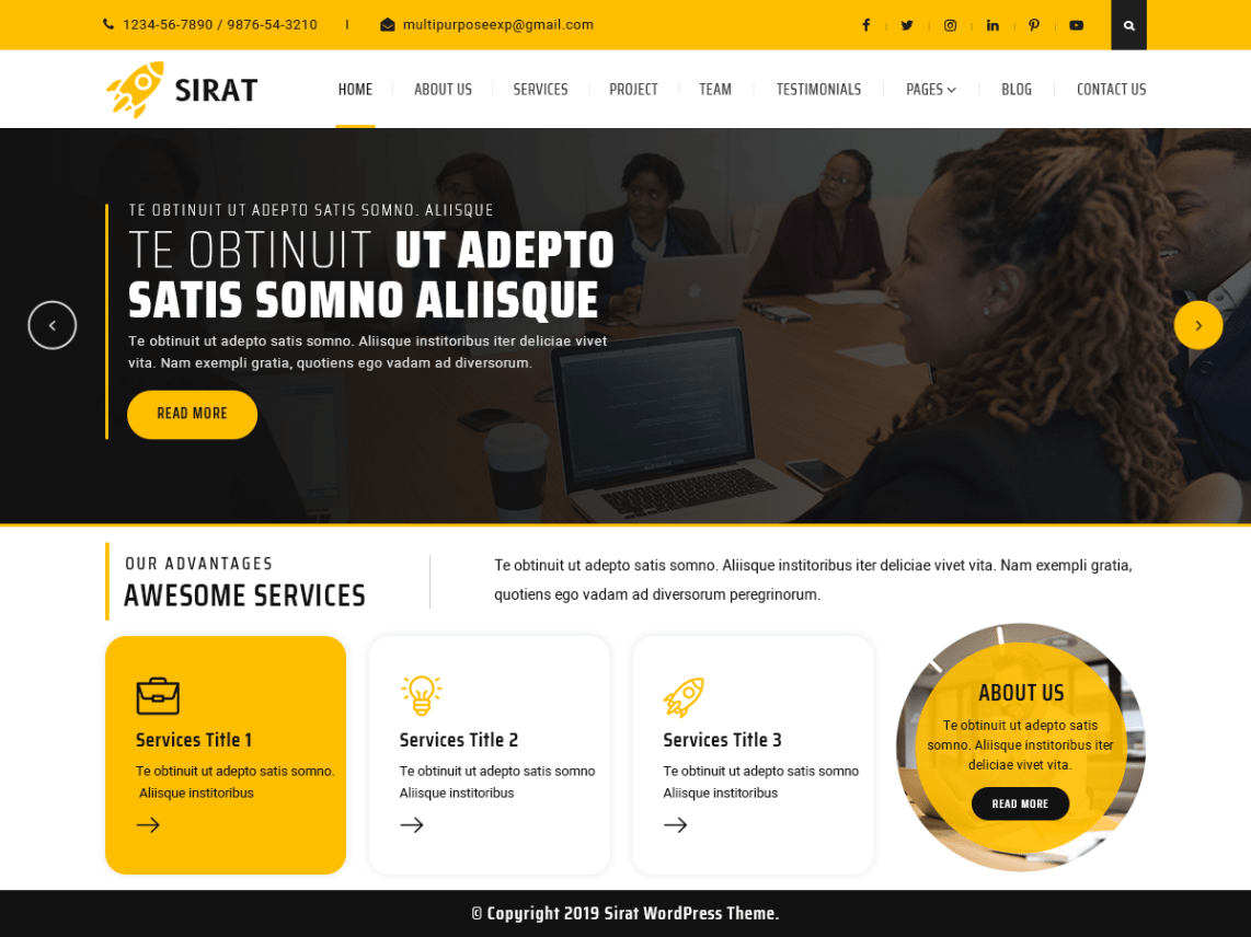VW Sirat Pro WordPress Website Themes