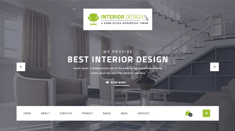 call beside Patriotic Best Free Interior Design WordPress Theme For Creative Minds