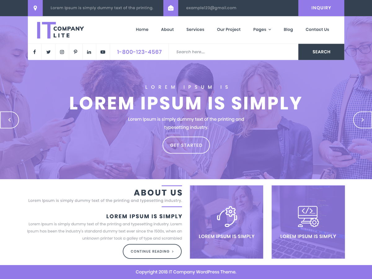 Top 20+ Business WordPress Theme For IT Company