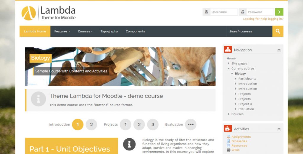 Lambda WordPress Theme
