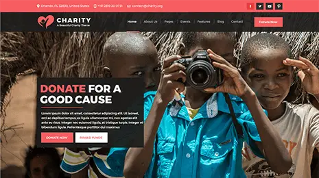 Premium Charity WordPress Theme