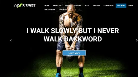 Premium Fitness WordPress Theme