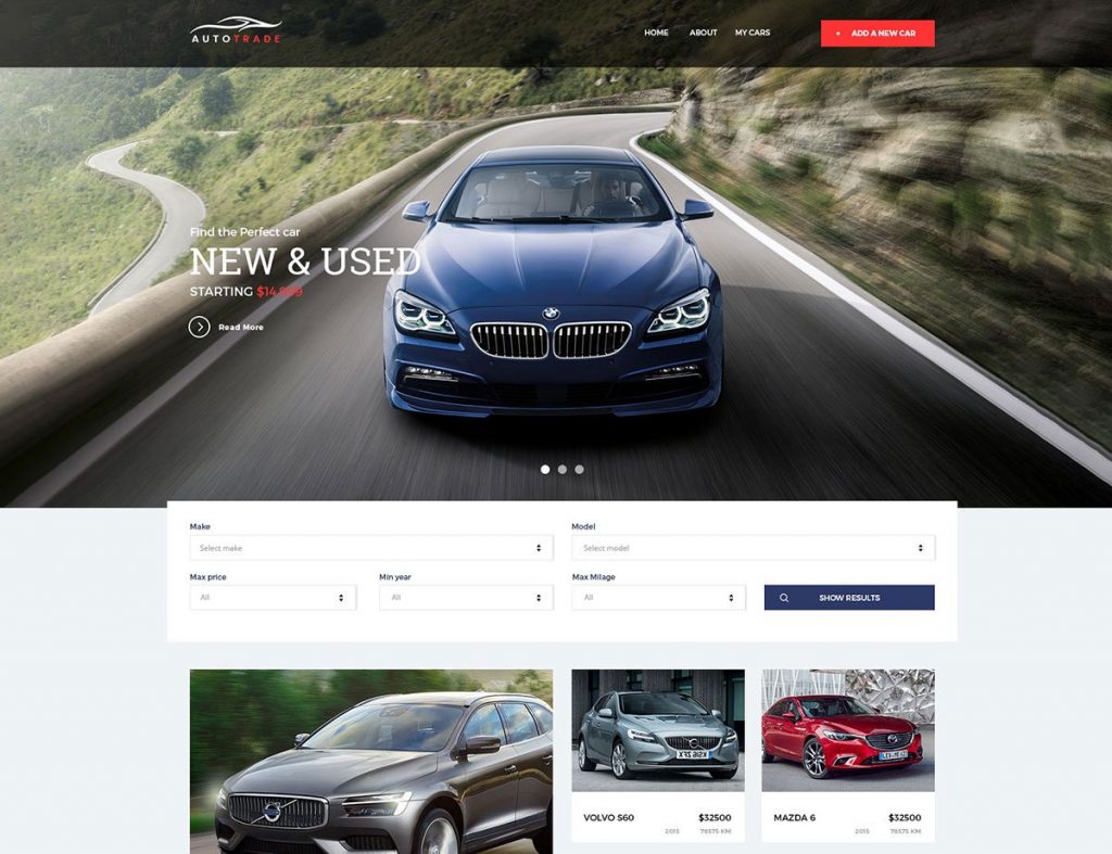  Automotive WordPress Theme