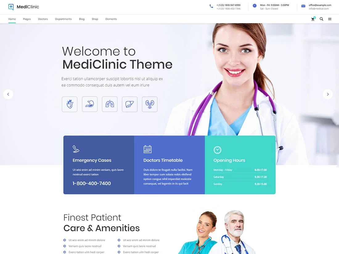 Health care WordPress Theme