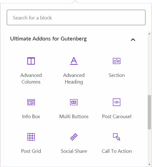 Gutenberg blocks