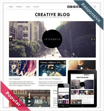 Creative Blog WordPress Theme