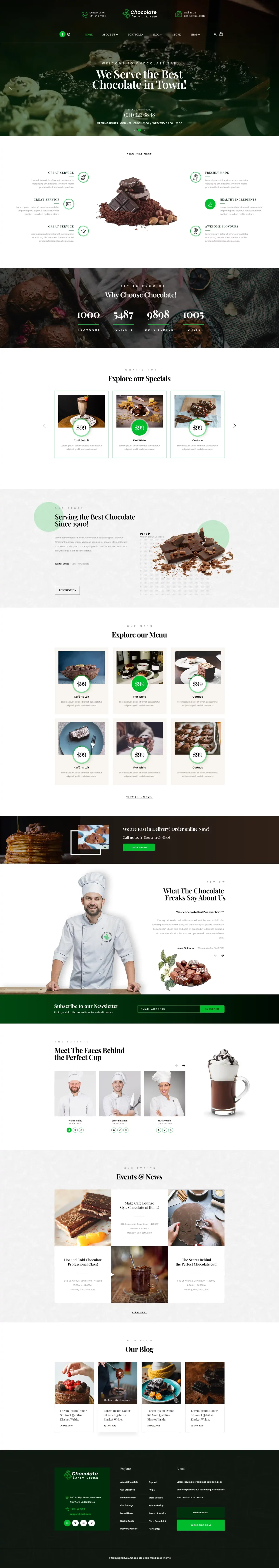 Chocolate WordPress Theme