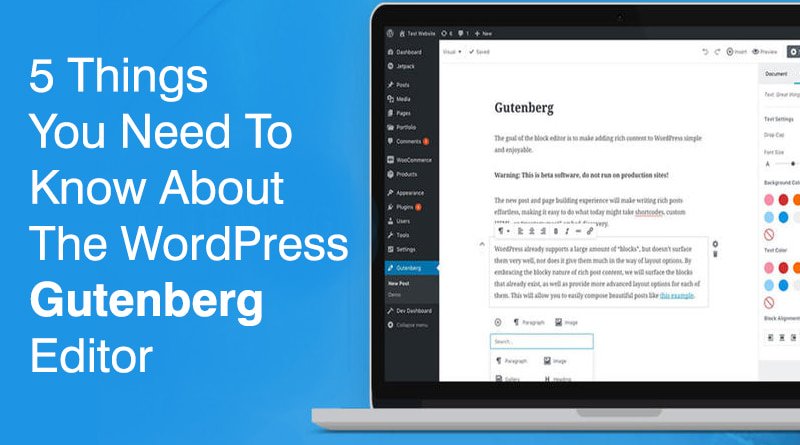 WordPress Gutenberg needs
