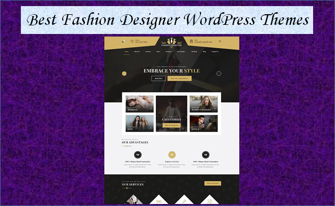 Best Fashion Designer WordPress Themes