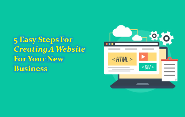 creating a website for your new business  