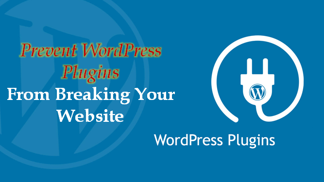 prevent WordPress plugins  
