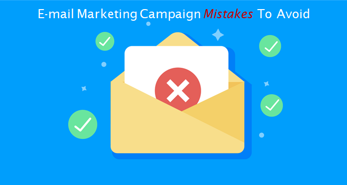 email marketing campaign mistakes
