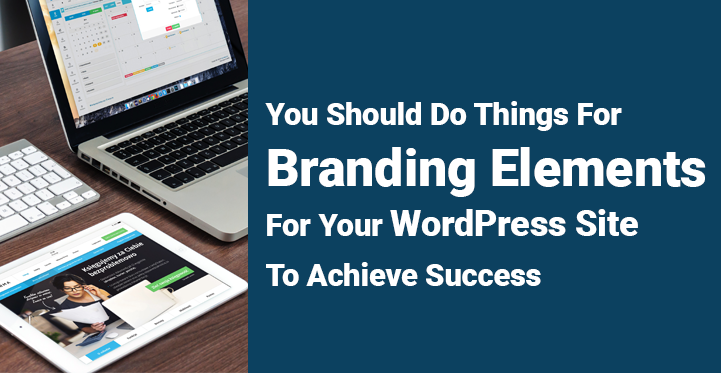 branding elements for WordPress site