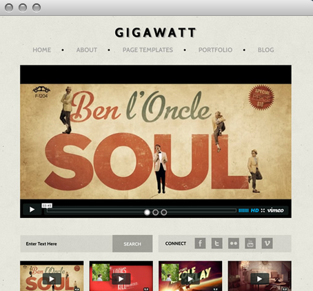 Gigawatt WordPress Theme