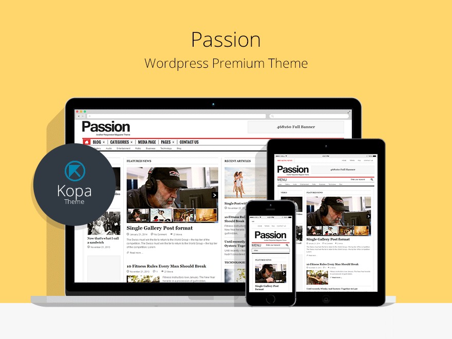Passion WordPress theme