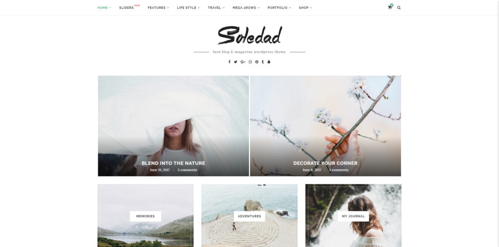 Soledad WordPress theme