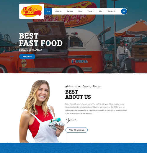 Food Truck WordPress theme