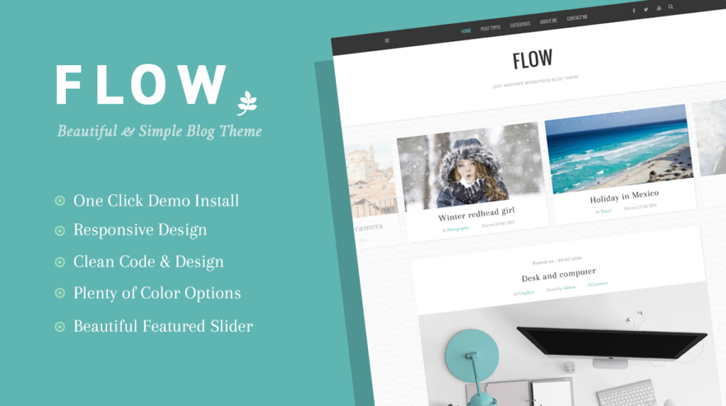 Flow Best Artist WordPress Themes