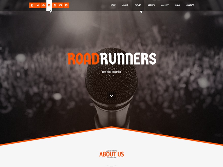 Roadrunners Best Artist WordPress Themes