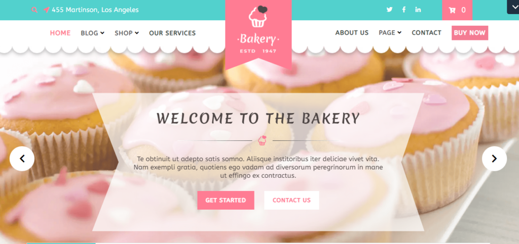 bakery WordPress theme