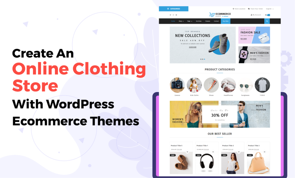 Online Clothing Store WordPress Themes