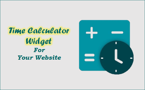 time calculator widget for website