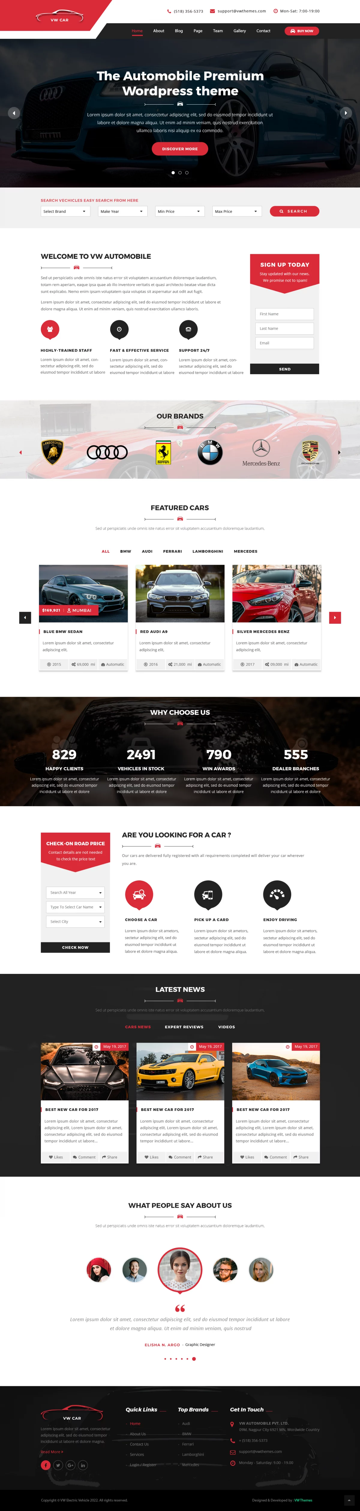 Car WordPress Theme