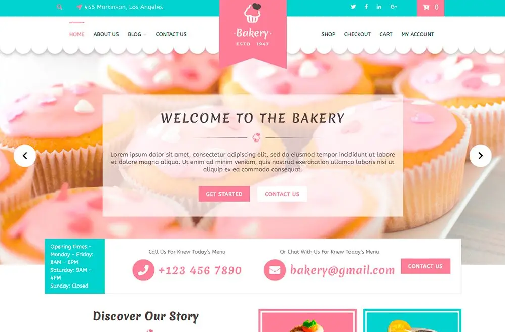 Bakery WordPress Theme
