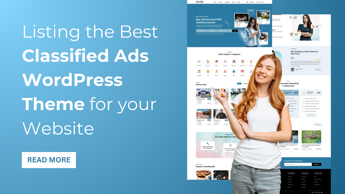 Listing the Best Classified Ads WordPress Theme for your Website