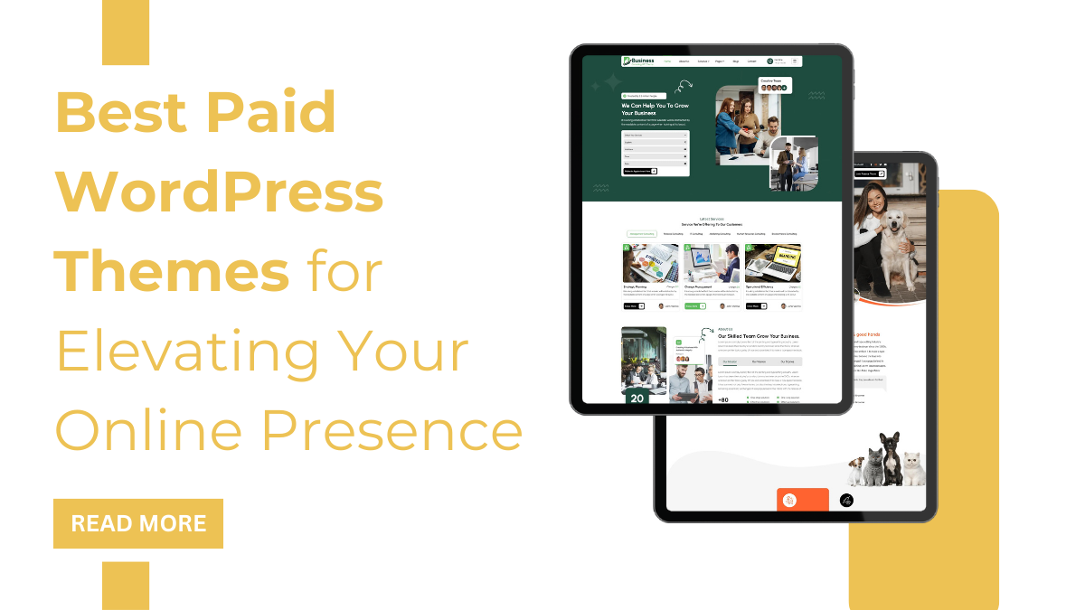 Best Paid WordPress Themes for Elevating Your Online Presence 