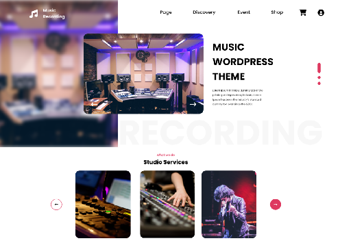 Free Music WordPress Theme 