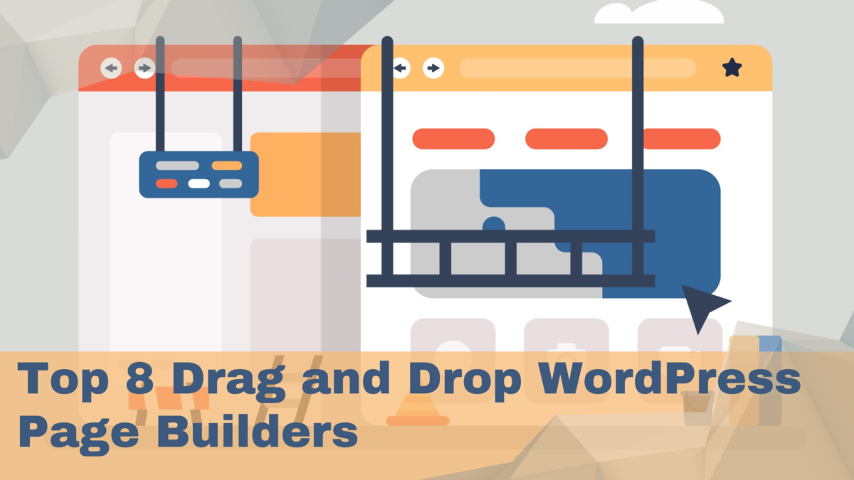 drag and drop WordPress page builders