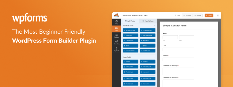 WP Forms - Best WordPress Plugins for Marketers 