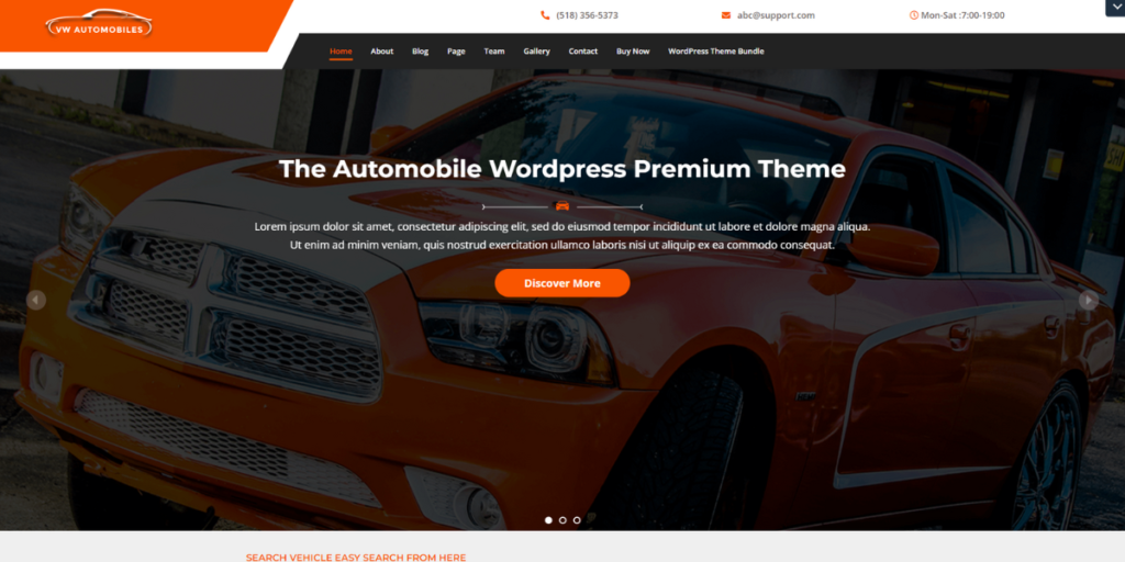 automobile-wordpress-theme