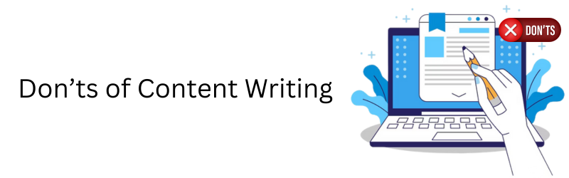 Don'ts of Content Writing