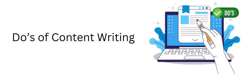 Do's of Content Writing