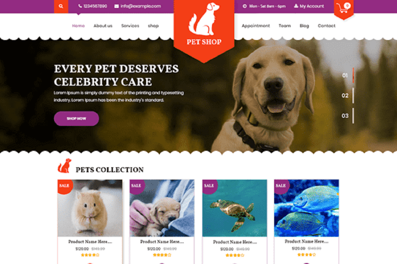 free-pet-shop-wordpress-theme