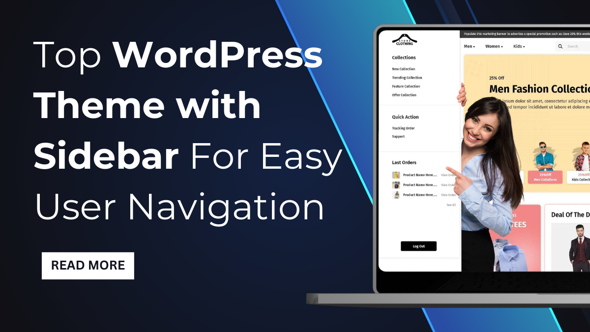 Top WordPress Theme with Sidebar For Easy User Navigation