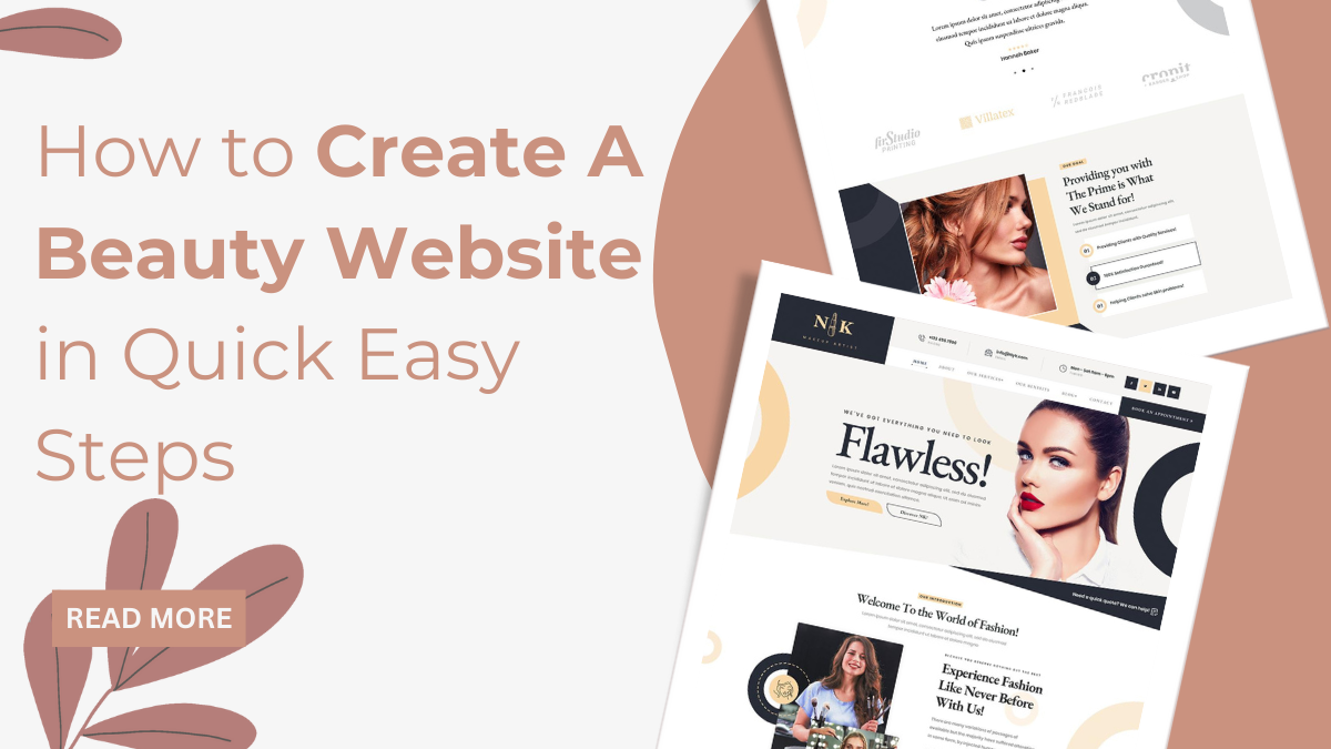 How to Create A Beauty Website in Quick Easy Steps