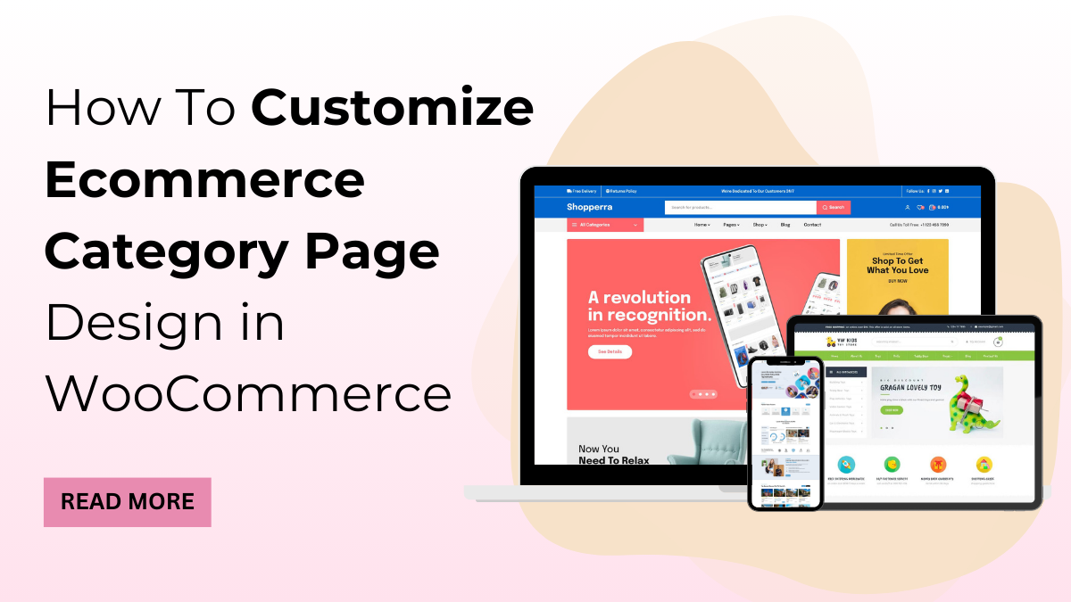 How To Customize Ecommerce Category Page Design in WooCommerce