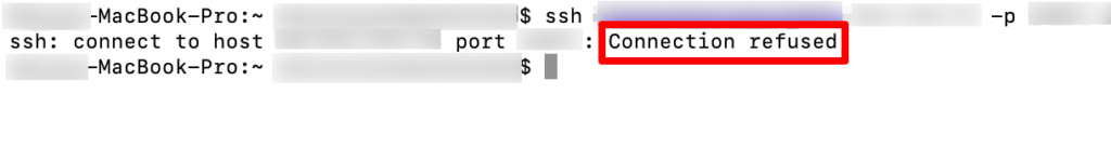 error-ssh-connection-refused